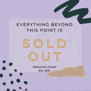 🌱 S O L D   O U T 🌱